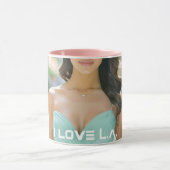 I LOVE LA - ロサンゼルス - LOVE FROM USA マグカップ (中央)