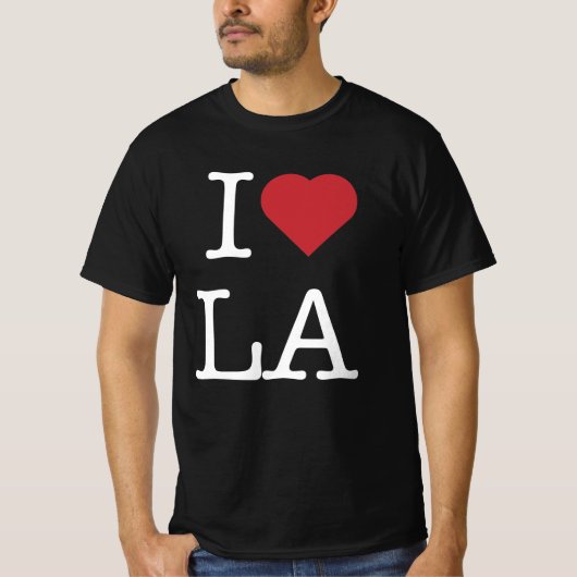 I love LA (Los Angeles) Tシャツ (正面)