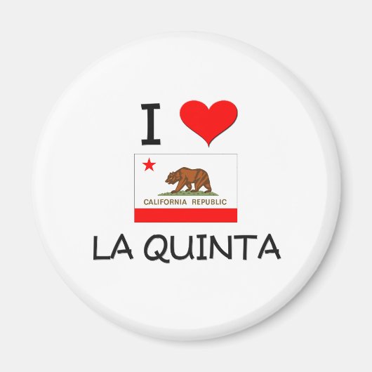 I Love LA QUINTAカリフォルニア マグネット (正面)