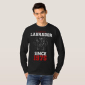 I love labrador since 1975 tシャツ (正面フル)