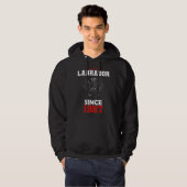 I love labrador since 1987 パーカ (正面フル)