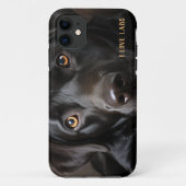 I Love Labs Puppy Case-Mate iPhoneケース (裏面)