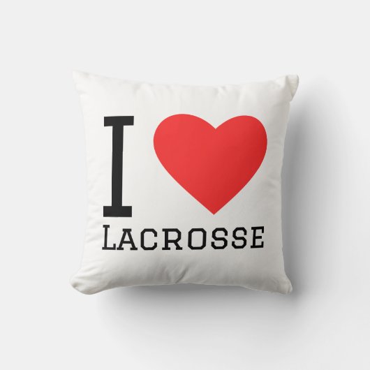 I love lacrosse クッション (正面)