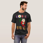 I Love Ladybugs  Entomology Girl Insect Tシャツ (正面フル)