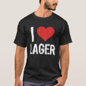I Love Lager Tシャツ (正面)