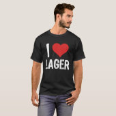 I Love Lager Tシャツ (正面フル)