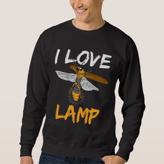 I Love Lamp Insect Firefly Collection スウェットシャツ (正面)