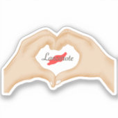 I love Lanzarote シール (正面)