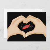 I love Lanzarote Postcard ポストカード (正面/裏面)