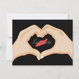 I love Lanzarote Postcard ポストカード