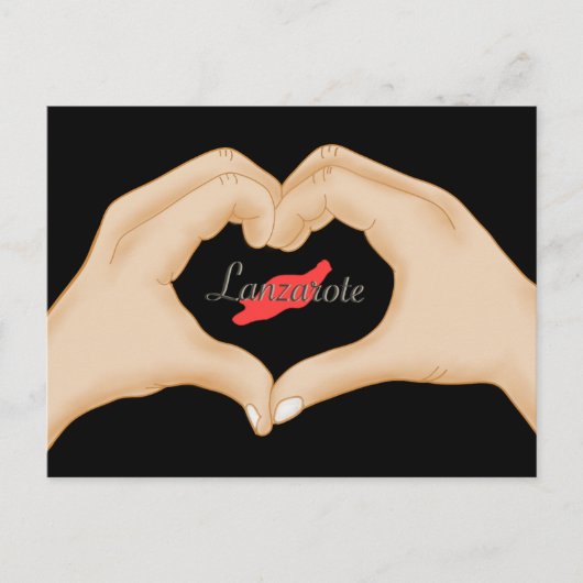 I love Lanzarote Postcard ポストカード (正面)