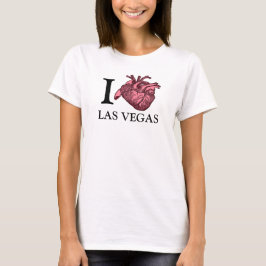 I Love Las Vegas解剖学的に正しいハート Tシャツ