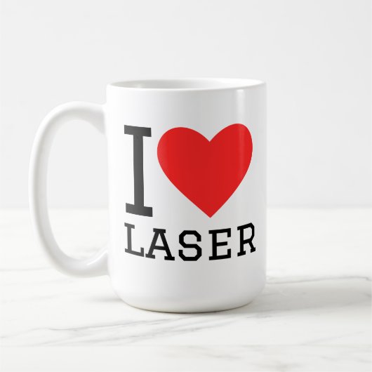 I love laser コーヒーマグカップ (左)