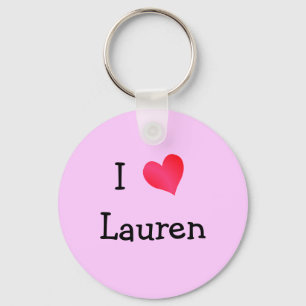 I Love Lauren キーホルダー
