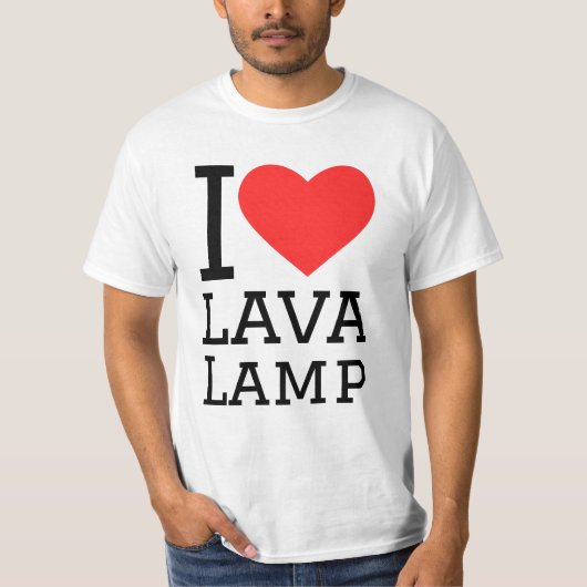I love lava lamp tシャツ (正面)