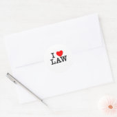I Love LAW ラウンドシール (封筒)