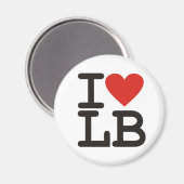 I Love LB Magnet マグネット (正面/裏面)