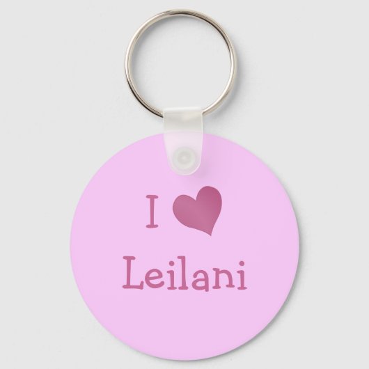 I Love Leilani キーホルダー (正面)