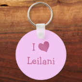 I Love Leilani キーホルダー (正面)