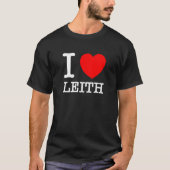 I Love Leith Leith Scotland Tシャツ (正面)