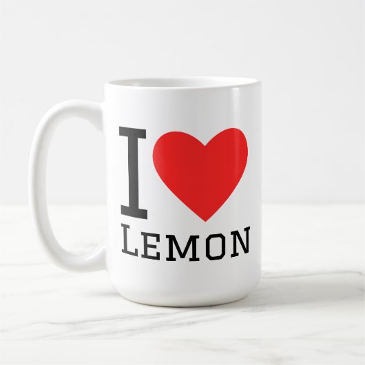 I love lemon コーヒーマグカップ (左)