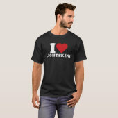 I Love Lightskins Iハート Tシャツ (正面フル)