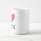 I love linux コーヒーマグカップ (中央)