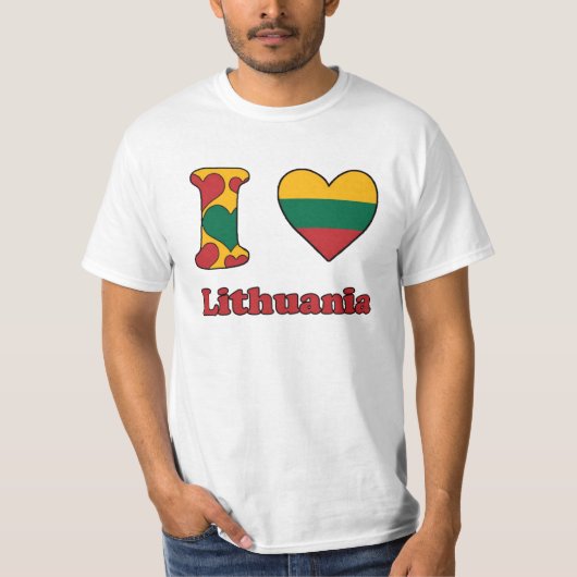 I love Lithuania Tシャツ (正面)
