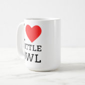 I love little owl コーヒーマグカップ (正面左)