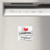 I Love Liverpool England マグネット (インサイチュ (食洗機))