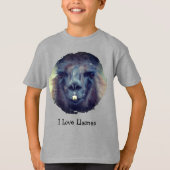 I Love Llamas Farm Animal  Tシャツ (正面)