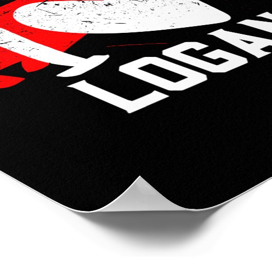 I Love Logan I Heart Logan  ポスター (角)
