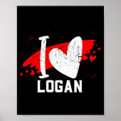 I Love Logan I Heart Logan  ポスター (正面)