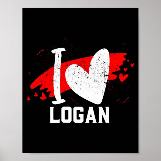 I Love Logan I Heart Logan ポスター (正面)
