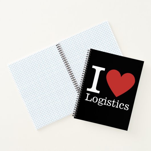 I Love ❤️ Logistics - Logistics Dept. NOTEBOOK ノートブック (内部)