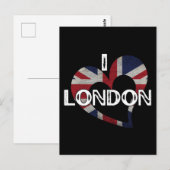 I LOVE LONDON ポストカード (正面/裏面)
