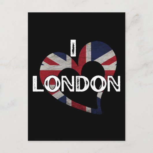 I LOVE LONDON ポストカード (正面)