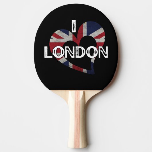 I LOVE LONDON 卓球ラケット (正面)