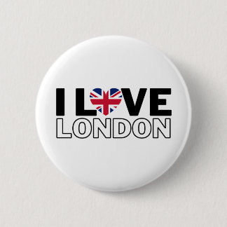 I LOVE LONDON - For real Londoners ! 缶バッジ