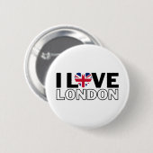 I LOVE LONDON - For real Londoners ! 缶バッジ (正面&裏面)