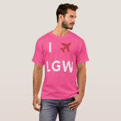 I Love London Gatwick Lgw Tシャツ (正面フル)