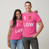 I Love London Gatwick Lgw Tシャツ (ユニセックス)