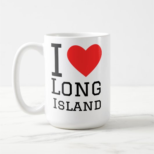 I love Long Island  コーヒーマグカップ (左)