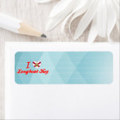 I Love Longboat鍵，フロリダ ラベル (インサイチュ)