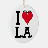 I LOVE LOS ANGELES セラミックオーナメント (右)