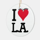 I LOVE LOS ANGELES セラミックオーナメント (左)