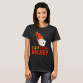 I Love Losing Money Tシャツ (正面フル)
