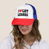 I Love Lot Lizards, おもしろい キャップ (インサイチュ)