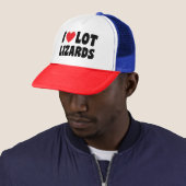 I Love Lot Lizards, おもしろい キャップ (インサイチュ)