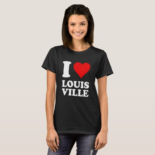 I Love Louisville Tシャツ (正面フル)